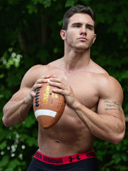 The top Alpha on the field. He’s muscle-built,