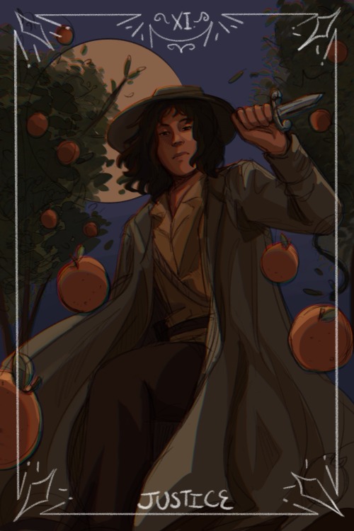 i’ve been working on a big ol tarot series for one of my finals and i WILL finish it at some point b