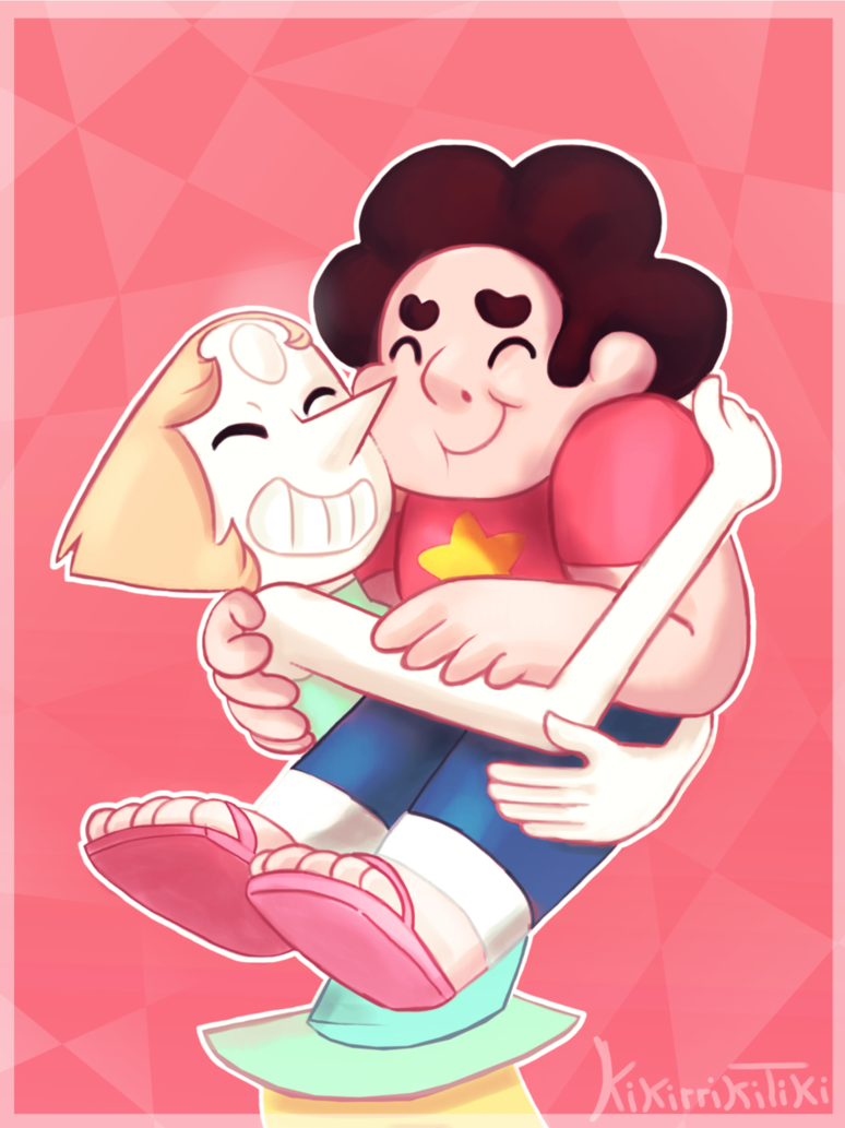 supearlletsdance:  Just a big hug and a smile to warm up our hearts.   http://makimi.deviantart.com/art/With-you-488322724