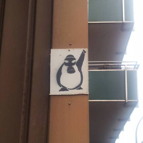 Looks To Me Like A #postapocalyptic #penguin #streetart #Dortmund #Nordstadt #44147 #Klinikum #DOberrascht