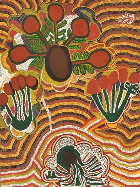 Muntja NungurrayiBush Tucker, 1990Acrylic on linen