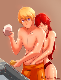 aestheticc-meme: ARKOS Commission for Greatcow/LazerBacon of everyone’s favorite ship. Also double post because I can’t wait to finally post this :P 