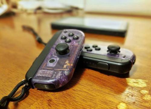 retrogamingblog2:Atomic Purple Nintendo Switch made by John Marcec