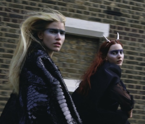 rifles: dustulator:  Louise Parker and Codie Young in Witches shot by Richard Bush for i-D pre-sprin