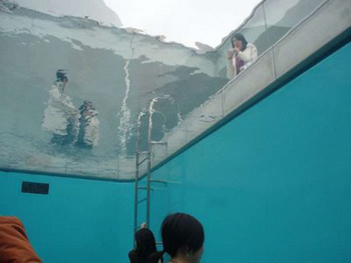 Leandro Erlich (Argentine, b. 1973, Buenos Aires, Argentina) - Swimming Pool; A Permanent Installati