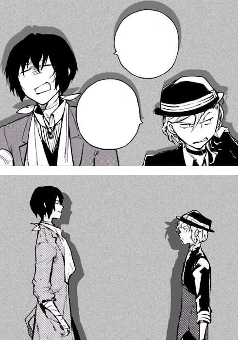 xxene:  Osamu Dazai &amp; Chuuya Nakahara // Double Black 