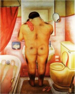 Fernando Botero [Angulo] (Born 1932, Medellin, Antioquia), Tribute to Bonnard, 1972