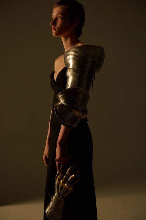 athingcalledbliss: Greta Mateides wearing Prada shot by Natalie Kogan for Casual Armor Harper’s Baza