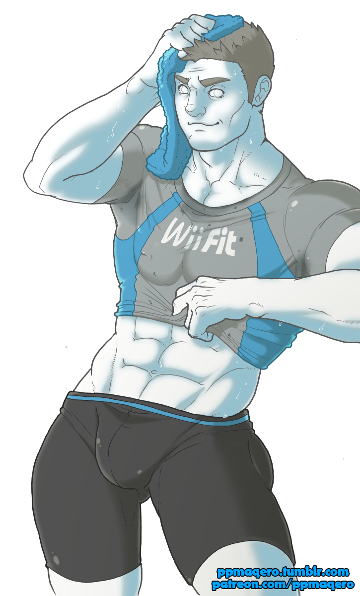 ppmaqero:  Mini-Goal: Male Wii-Fit Trainer! Patrons get two extra versions!Gotta