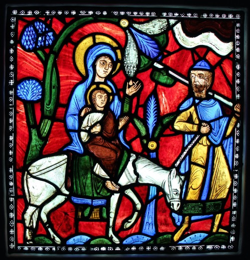 Happy Father’s Day! This stained glass panel in Glencairn’s Treasury depicts the biblica