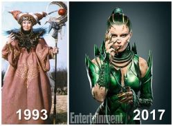 dibot:  Rita Repulsa : 1993 (MMPR) vs 2017