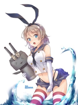 nonono-zzz:  いろいろ落ち着いたら、コレみたいな曜ちゃん艦娘コスプレ描きたいんですが、どの艦娘がいいですかね？⛵️ pic.twitter.com/On9VeYQaf3— kanabun⚓️🍊1日目東V-15b (@kanabun305) 2018年12月4日