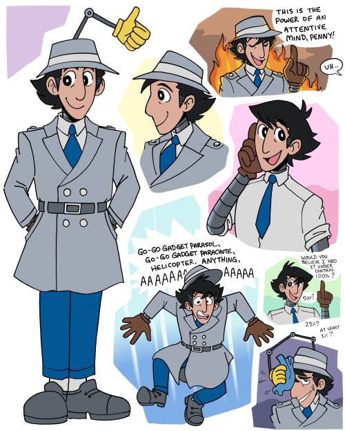 Started Watching Inspector Gadget For Fun - So Heres A Few Drawings!