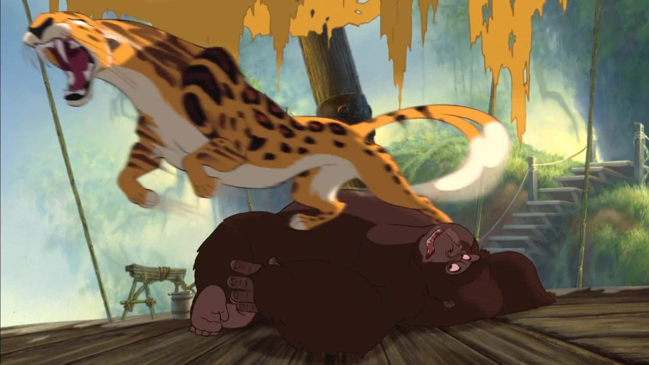 Smears, Multiples and Other Animation Gimmicks, “Tarzan” (1999) Sabor,  Disney
