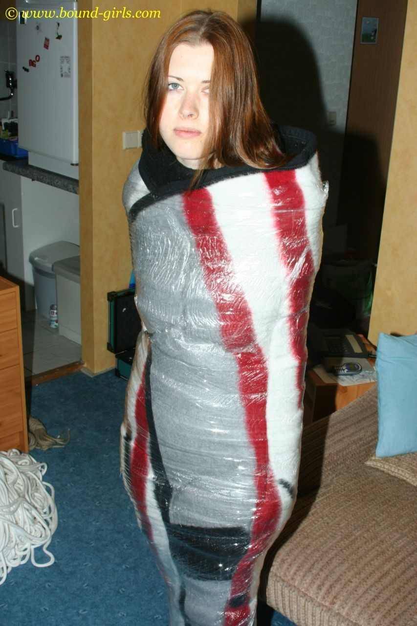 fuzzbond:  More images from this great blanket bondage set.