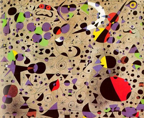 The Poetess, 1940, Joan Mirohttps://www.wikiart.org/en/joan-miro/the-poetess