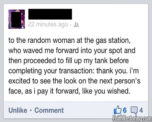 faithrestoring:  Faith in Humanity Restored