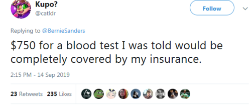 urcrazycatlady: s1ghhumans: $6,000 from my neurologist for a mri of two areas‍♀️ 2,600 for an a