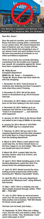 gotherenow68:  amazing—-stuff:  funnyandhilarious:  Banned From WalmartFunny SMS »Funny Pics »  Lol
