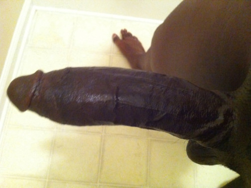 sheralton2:  bigblackdicksrule:  #FatDickFridays  #bigblackdick - nothing but long