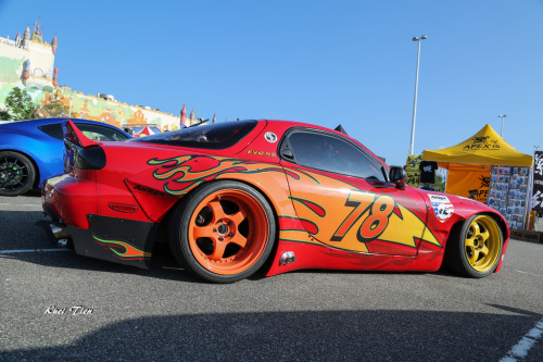 Porn Pics radracerblog:  Mazda Rx-7 FD Lightning McQueen