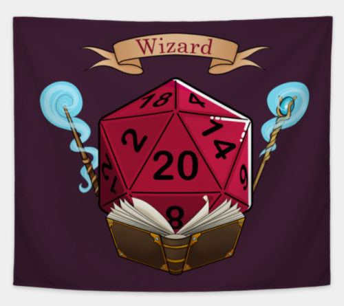 paintbrushesandpixels: Wizard d20 Next design in this series (which I’m hoping to update weekl