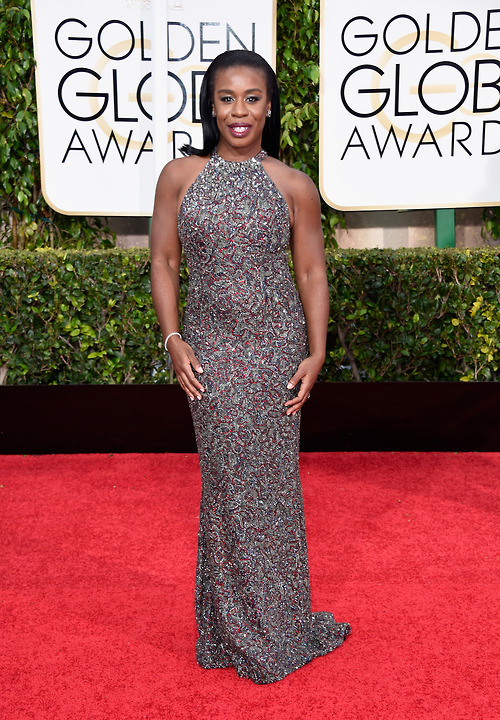 devoutfashion:  The 72nd annual Golden Globe Awards 2015 (Viola Davis, Lupita Nyong’o, Quenzhane Wallis, Uzoamaka Nwaneka, Kerry Washington and Danielle Brooks) 