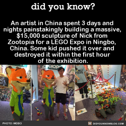 did-you-kno:  An artist in China spent 3