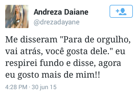 coisas boas acontecem.