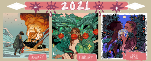 my 2021 artworks in review! these are my favourites from the last 12 months. thanks for sticking wit