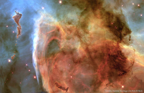 Keyhole Nebula, inside the larger Carina Nebula