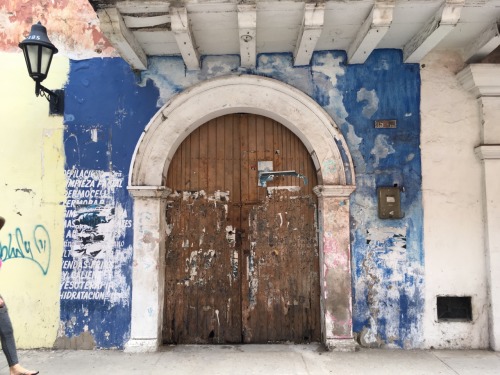 Fading facades, Cartagena, Colombia, 2016