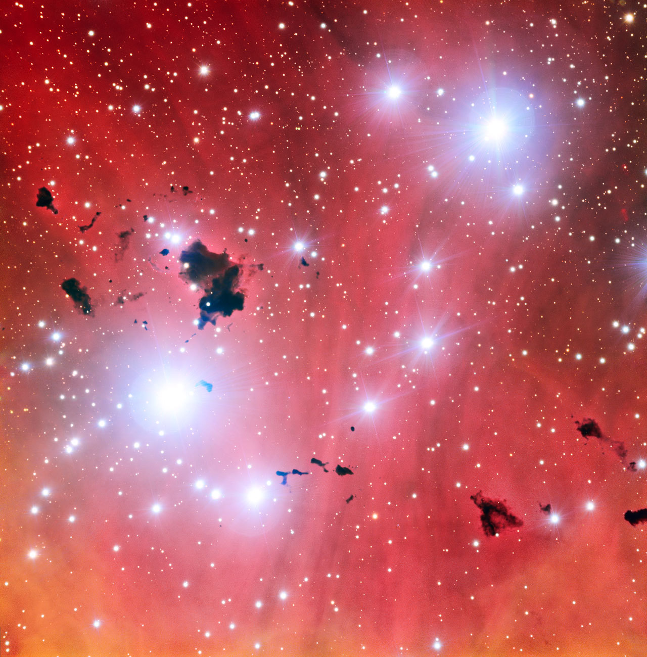 The Very Large Telescope Snaps a Stellar Nursery and Celebrates Fifteen Years of Operations