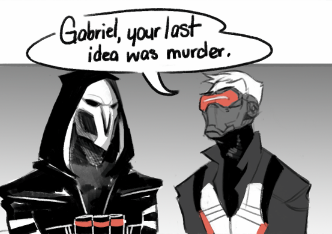 khoren:  jack &amp; gabe buddy cop adventures@incorrect-overwatch-quotations