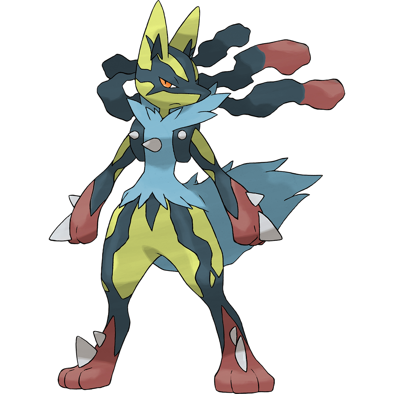 Shiny pokemon edits — the lucario line