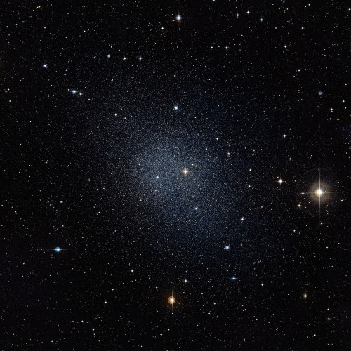 The Fornax dwarf galaxy is one of our Milky Way’s neighbouring dwarf galaxies. The Milky Way is, lik