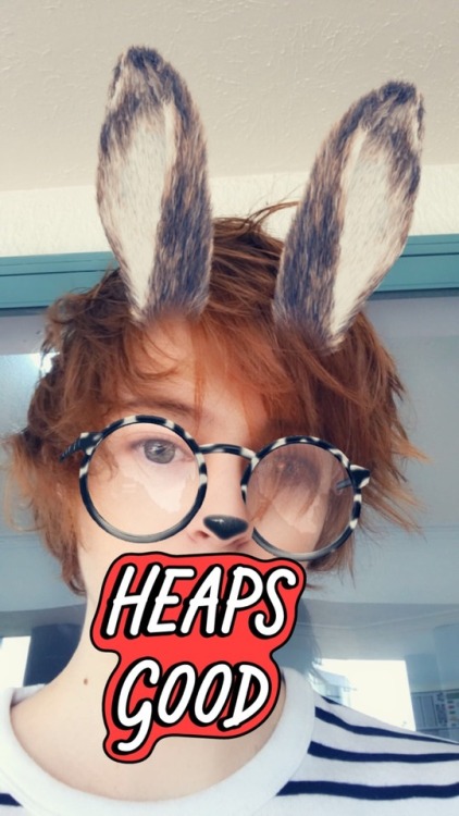 been too lazy to be cute lately so have some dumb selfies with dumb filters