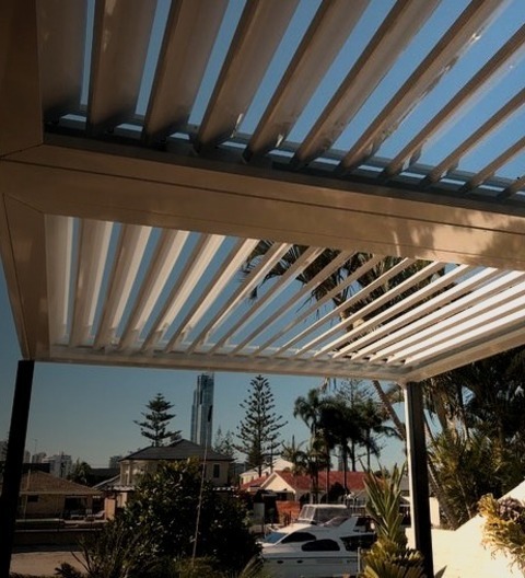 Backyard Porch In Gold Coast - TweedHere Is An Illustration Of A Medium-sized, Modern Stamped Concrete