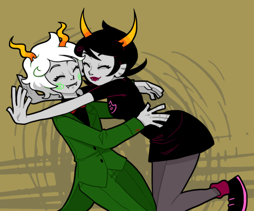 kjunginger:Last one. ‘Cause I really need to stop doodling Homestuck fanart and get back to working 