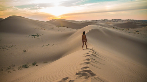 “Pathfinder”Michelle in Algodunes Dunes, California. April 2015