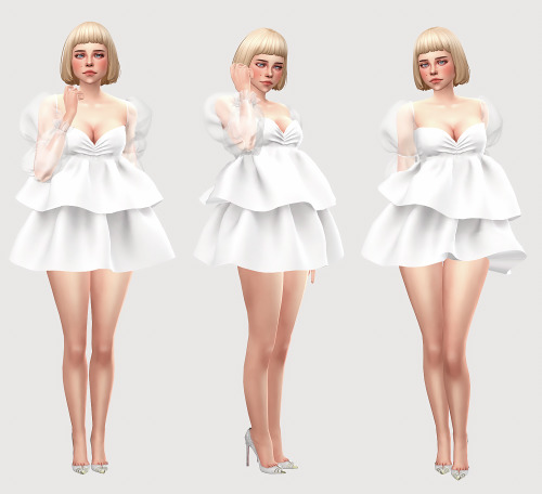 _. Zoey hair from AdrienPastel Mini dress with acc sleeves from DreamgirlAres shoes from Madlen  ᵔᴥᵔ