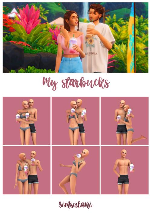 hellosimsulani:#233 Pose Pack - My starbuck 2 (free 14 May)Included :•  6 posesNeed :Andrews Pose Pl