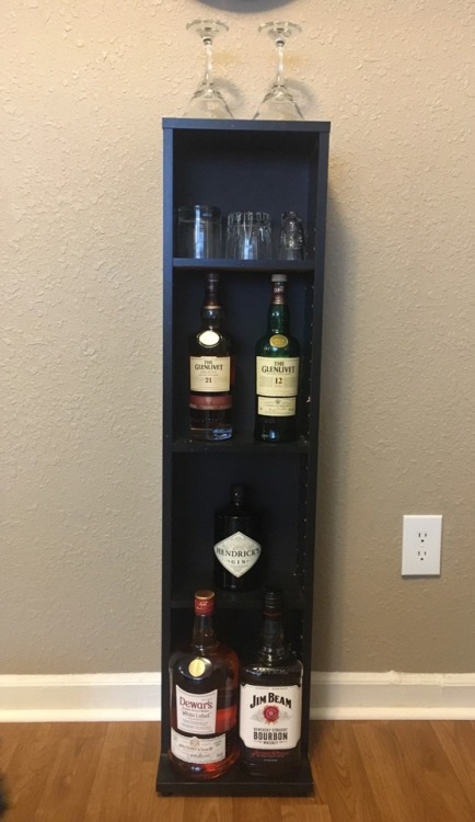 My liquor shelf needs more! Line up, faggots!