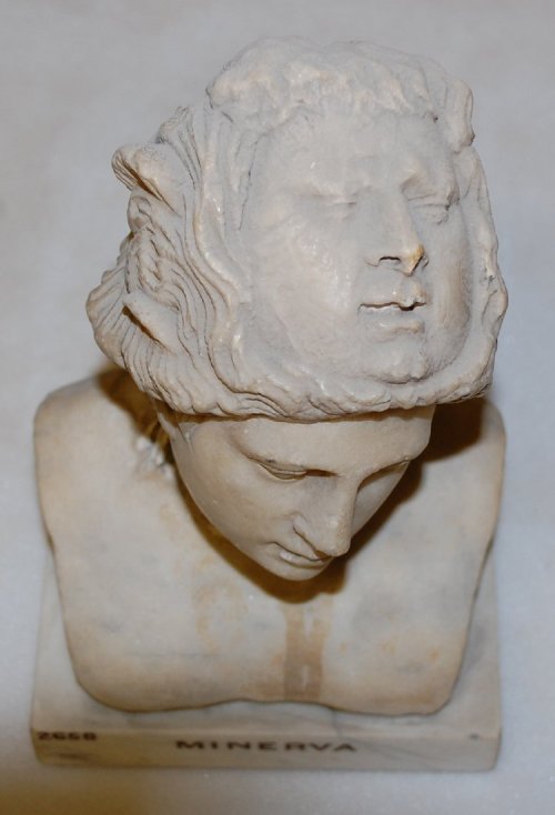 prepschoolvintage: alabaster bust of Minerva british museum