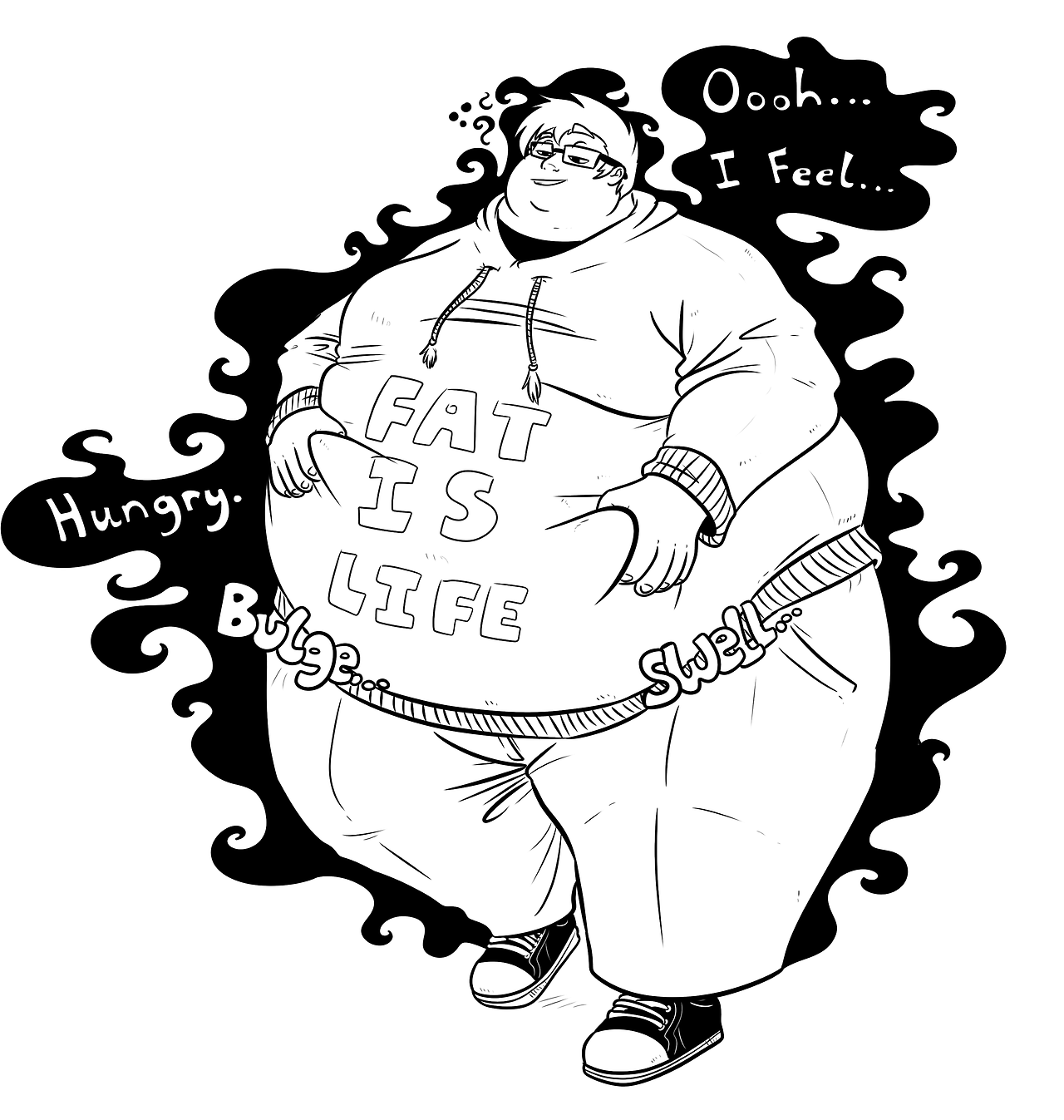 doodleglaz:   There was a rumble as it was happening, Tom idly rubbing at his growing