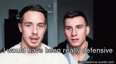 itsokaytoshine:  Jake and Christian’s advice on how to react when someone comes out! Video here!