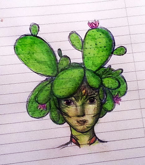 virtue-of-justice:I always loved the opuntia cactus, and I thought it would be the