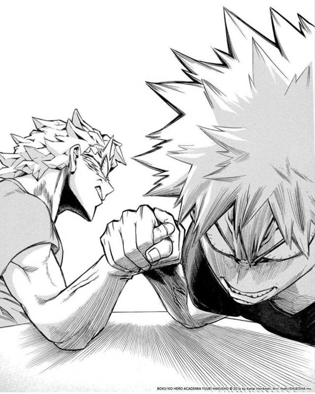 grinatthegrimmestoftimes:Bakugou: “Fuck adult photos