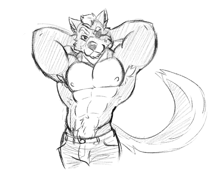 dulynotedart:  Wolf is a perfect dad at any size