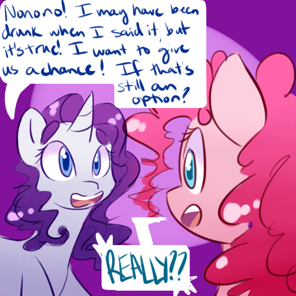 ask-rarity-and-pinkie:  I herd u liek continuations of important plotlines PART 1